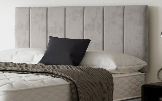 Set Of Miami Strut Headboard with End/Front Lift Ottoman/ Orthopedic Mattress