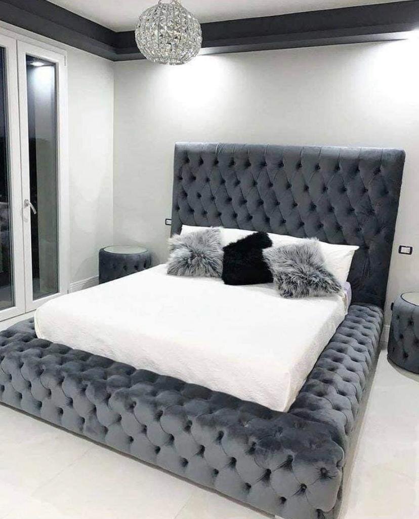 Ambassador Chesterfield Velvet Bed Frame