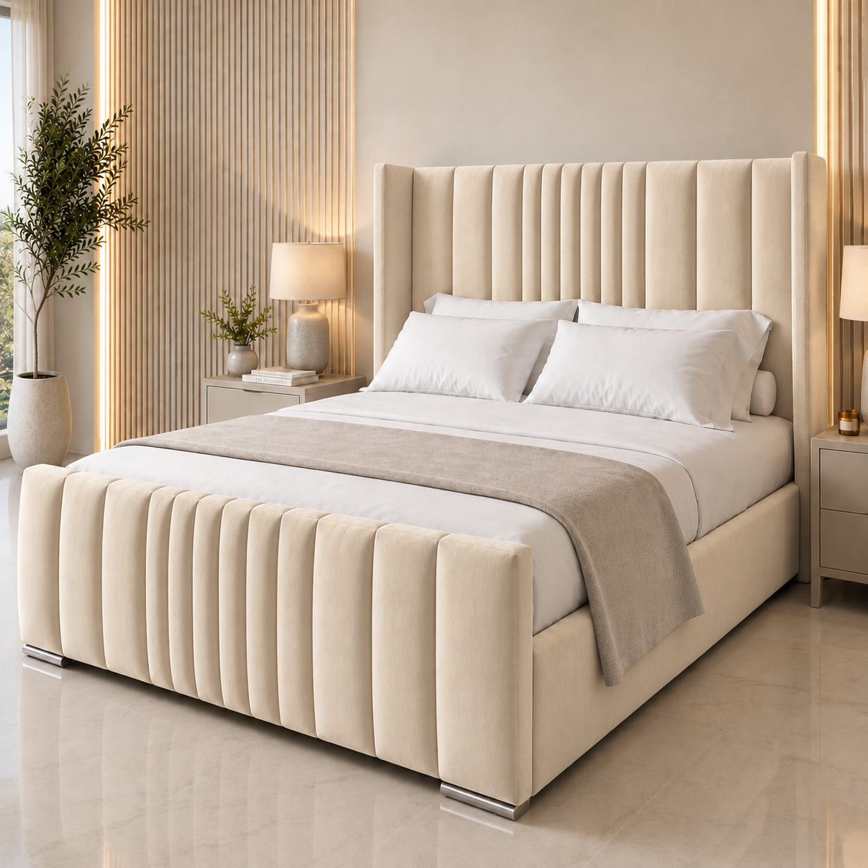 Luxury Vertical Panel Bed