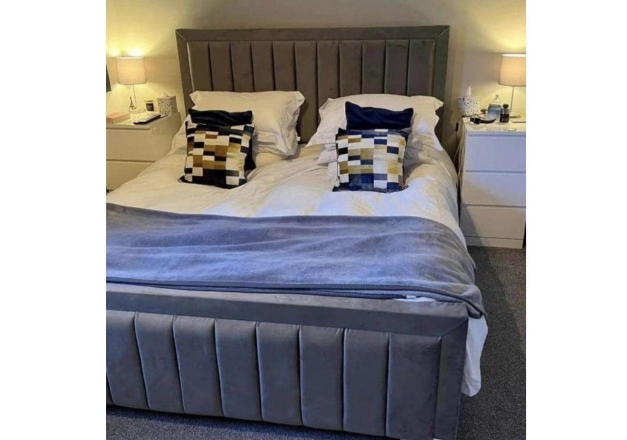 Elicia Upholstered Storage Option Bed Frame