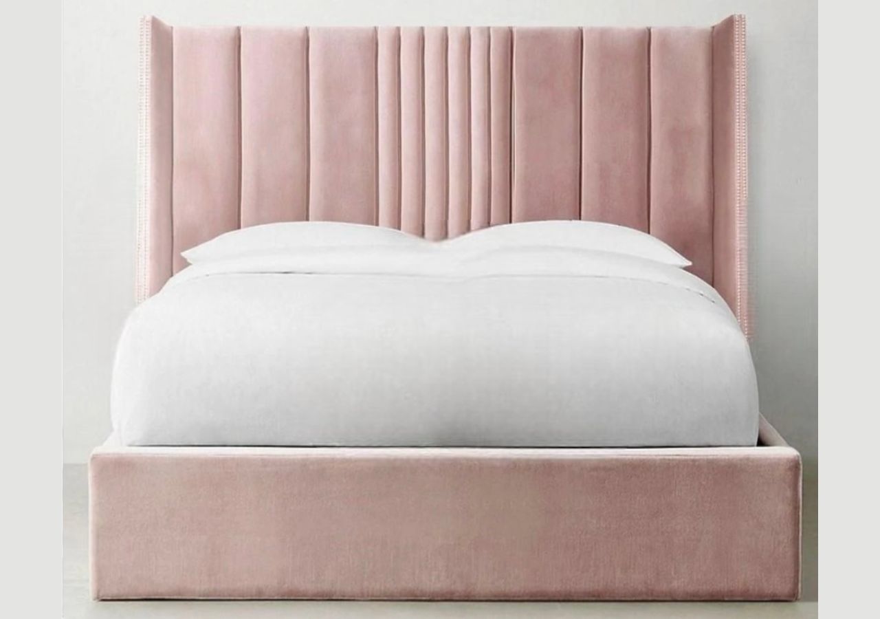 Alton Winged Upholstered Bed